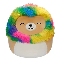 Squishmallow 12" - Léonard le lion à Crinière Arc-en-ciel