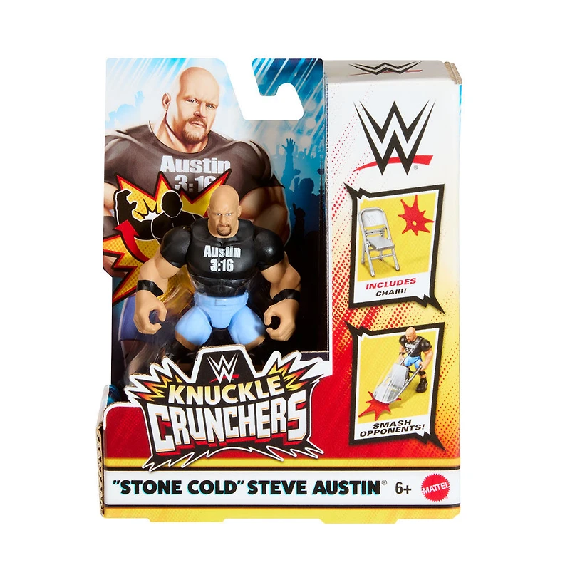 WWE Action Figure Knuckle Crunchers "Stone Cold" Steve Austin Battle Accessory