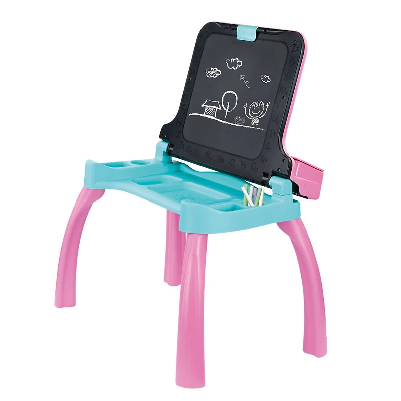 VTech Explore & Write Deluxe Activity Desk - Pink - French Edition - R Exclusive