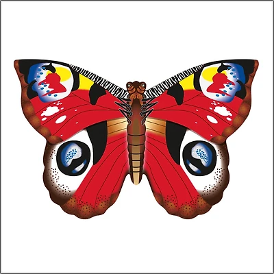 Cerf-volant papillon - paon