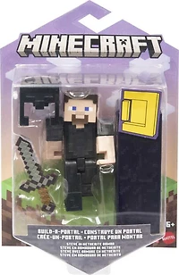Minecraft Figurine Steve en armure Netherite