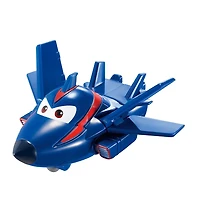 Super Wings Transform-a-Bots, paquet de 4 : Agent Chace/Astra/Flip/Todd