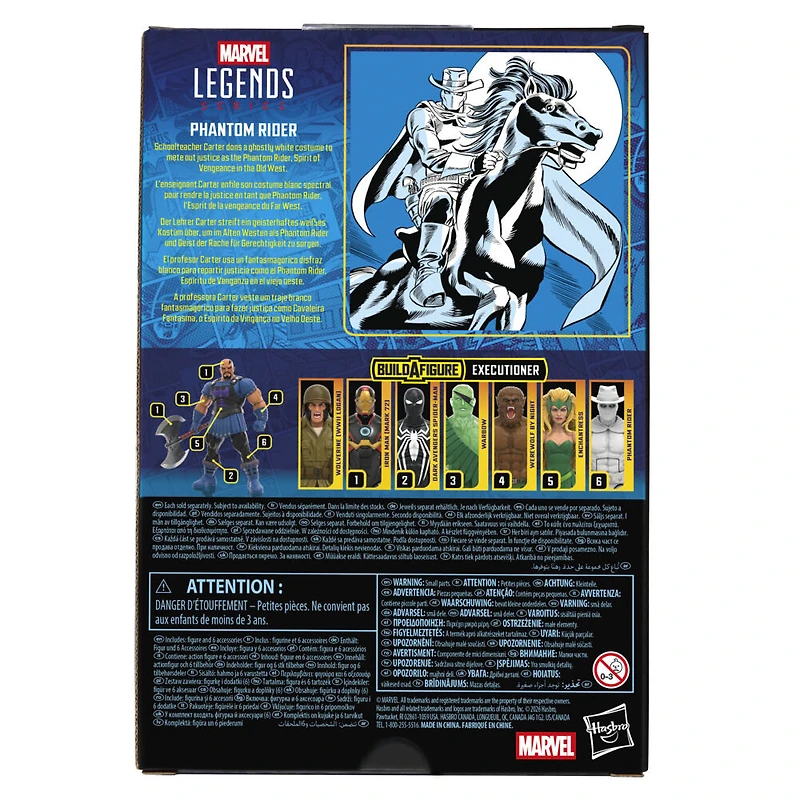 Marvel Legends Series, figurine Phantom Rider inspirée des bandes dessinées Ghost Rider et Avengers