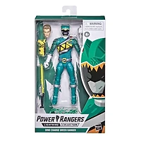 Power Rangers Lightning Collection, Dino Charge Ranger vert, figurine articulée premium de 15 cm de collection