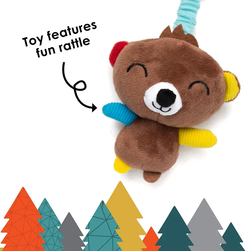 Coussinets de harnais et jouet de personnage ours Diono