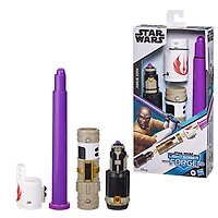 Star Wars Lightsaber Forge, Sabre laser de Mace Windu à lame violette extensible, jouet de déguisement personnalisable