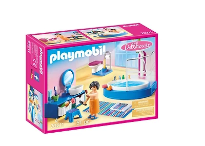 Salle de bain avec baignoire  - Playmobil