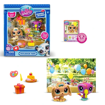 Littlest Pet Shop - Petfluencers Garden Party - 1 per order, colour may vary (Each sold separately, selected at Random)