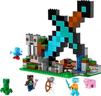 LEGO Minecraft L'avant-poste de l'épée 21244; Jeu de construction (427 pièces)
