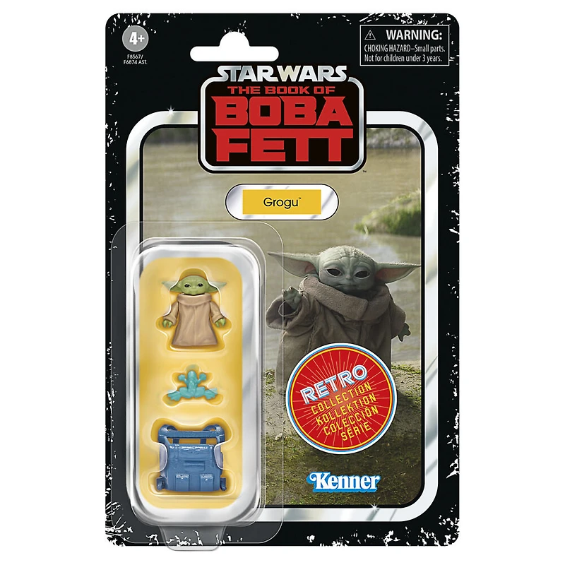 Star Wars Retro Collection, Grogu, figurine de 9,5 cm, Star Wars : Le livre de Boba Fett