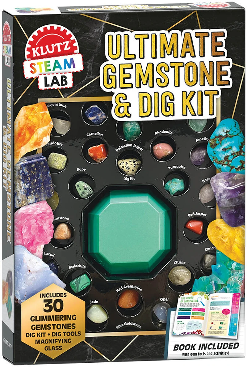 STEAM Lab Ultimate Gemstone and Dig Kit - English Edition