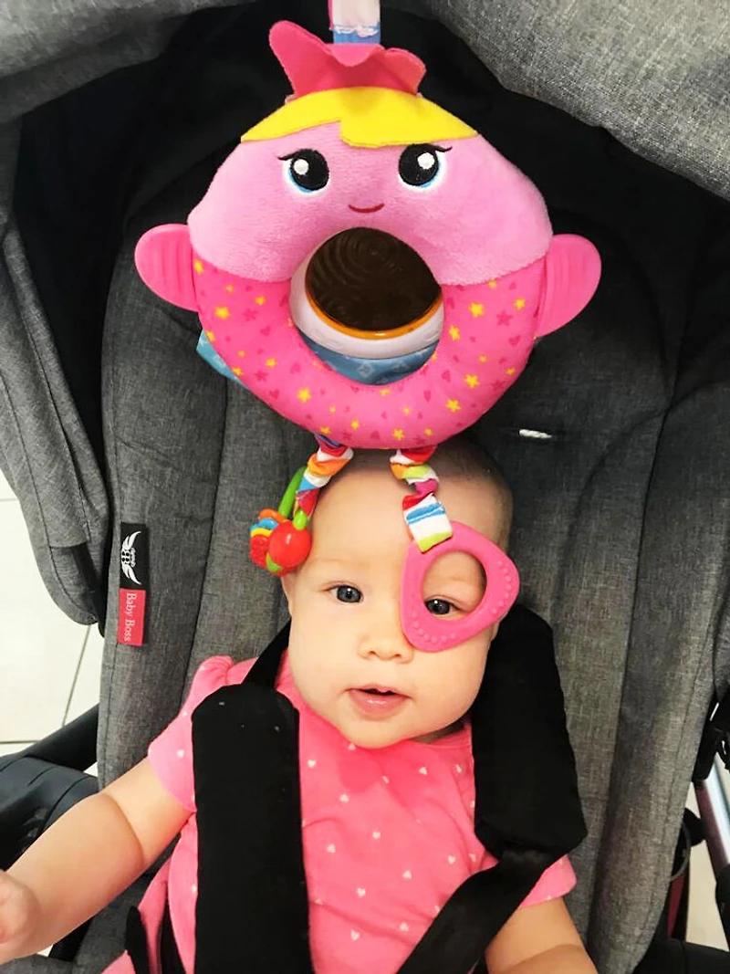 Jouet de voyage Amis Éblouissants Benbat - Princesse / Rose / 0-24 mois