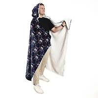 Couverture à capuche des Oilers d'Edmonton de la LNH (50 x 70 po)