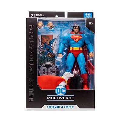 DC Multiverse Superman & Krypto (Return of Superman) Figure de 7 pouces McFarlane Collector Edition #9