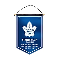 Banniere victoire des Toronto Maple Leafs de la LNH (12 pouces sur 18 pouces)