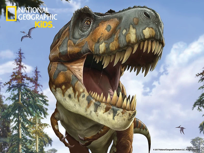 National Geographic - Casse-tête de 100 pièces avec figurine - Tyrannosaure