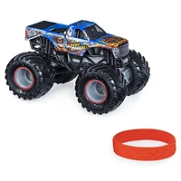 Monster Jam, Official Stone Crusher Truck, Die-Cast Vehicle, Arena Favorites Series, 1:64 Scale