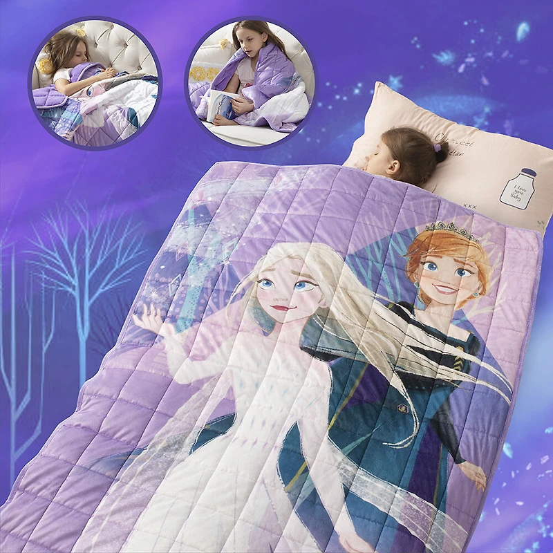 Couverture lestée pour enfants La Reine des neiges de Disney (40 x 60 pouces), 6 lb