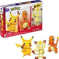 MEGA - Pokémon - Coffret - Trio de la Région de Kanto, 3 figurines