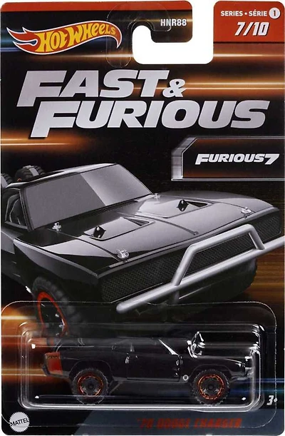 Hot Wheels Véhicule Fast & Furious 70 Dodge Charger (offroad)