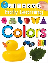 Sticker Early Learning: Colors - English Edition