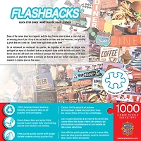 Flashbacks Quick Stop Diner 1000 Piece Jigsaw Puzzle