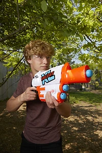 Nerf Mega XL, blaster Big Rig, 3 fléchettes sifflantes Nerf Mega XL