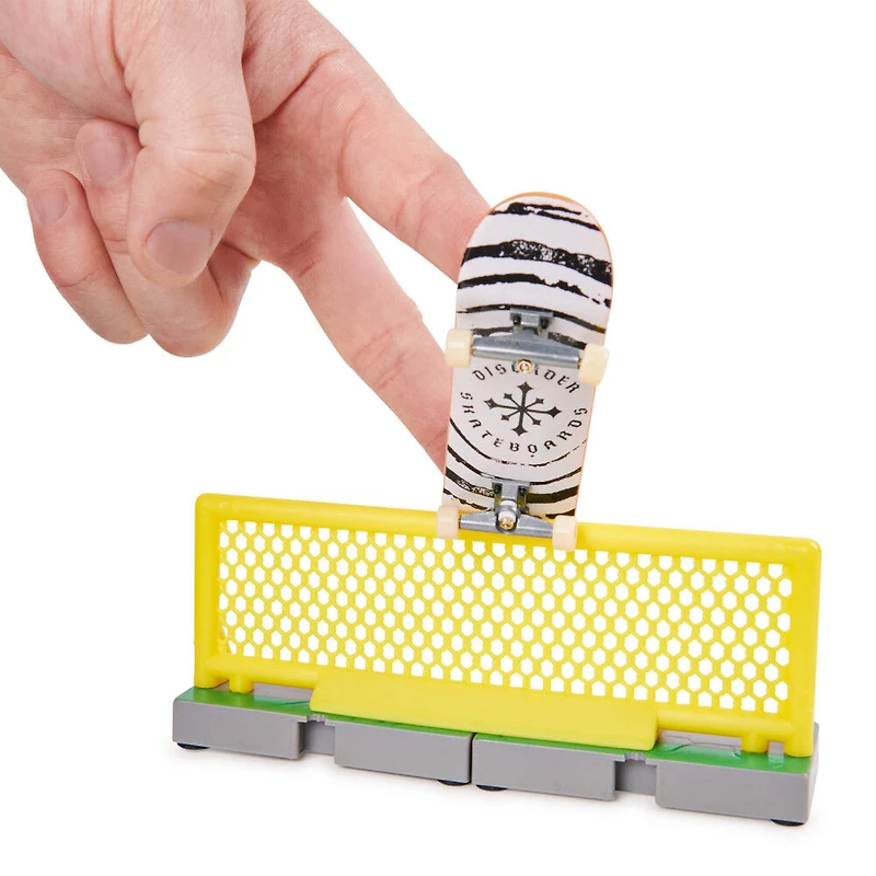 Tech Deck, Disorder Skateboards, Série Duel, Coffret de 2 fingerboards à collectionner et obstacle