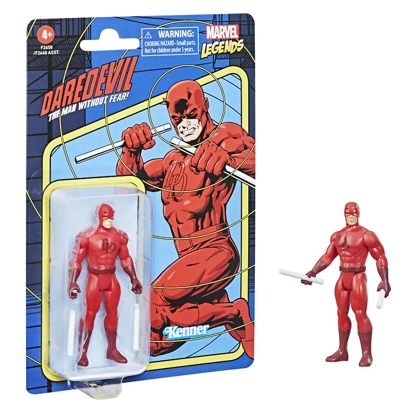 Marvel Legends 3.75-inch Scale Retro 375 Collection Daredevil Action Figure