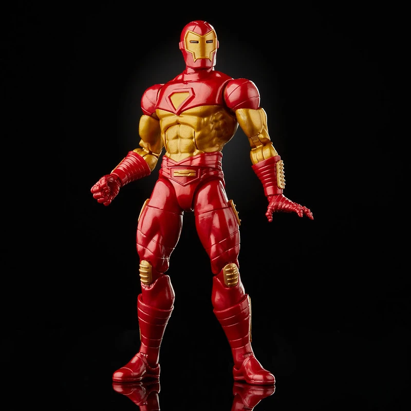 Hasbro Marvel Legends Series, figurine Modular Iron Man avec 4 accessoires et pièce Build-a-Figure