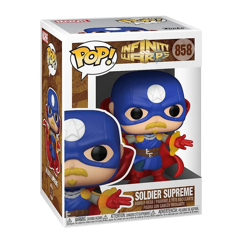 Figurine en Vinyle Soldier Supreme par Funko POP! Marvel: Infinity Warps
