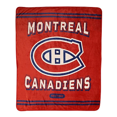 Couverture en peluche de LNH Montreal Canadiens, (60"x70")