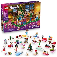 LEGO Friends Advent Calendar 2025, Christmas Building Set for Kids, 5 Minidolls, 5 Animals 42668