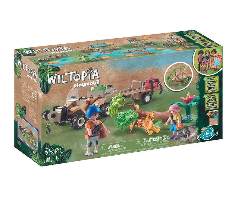 Playmobil - Quad de secours pour animaux