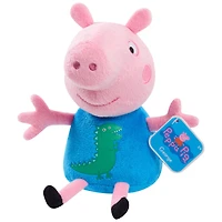 Peluche à Grains Peppa Pig de 20 cm (8 pouces) George Pig, Petit Animal en Peluche Très Doux A Câliner