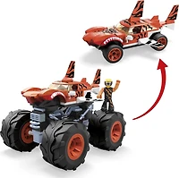 Hot Wheels - Mega Construx - Monster Truck Tiger Shark