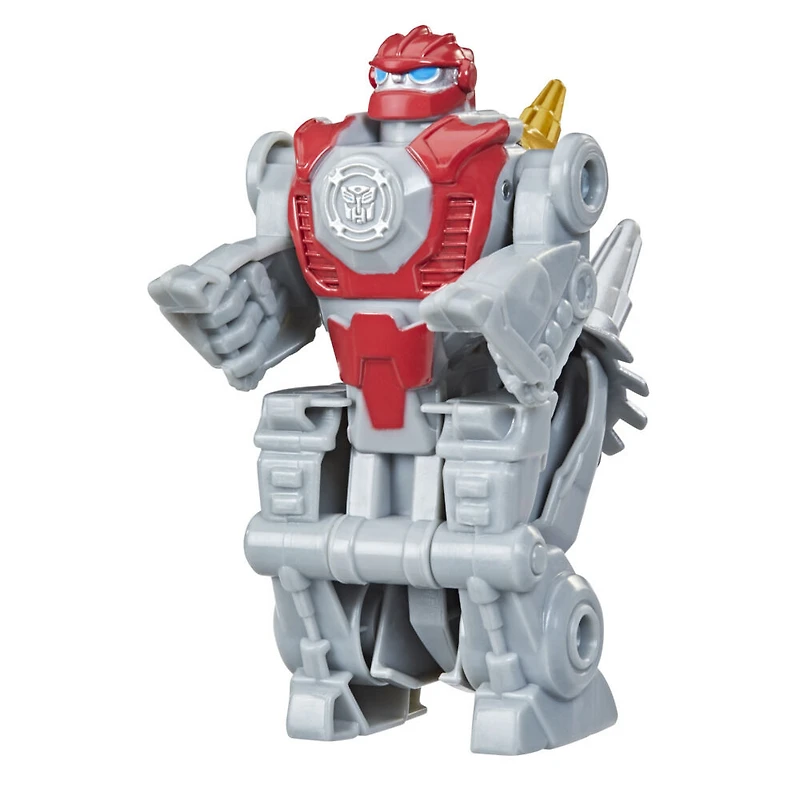 Transformers Dinobot Adventures Dinobot Strikers, figurine Dinobot Slug, jouet convertible de 6 cm avec mouvement de charge, dès 3 ans