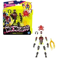 MixMashers Marvel Miles Morales Spider-Man Mix-And-Match Action Figure & Accessories