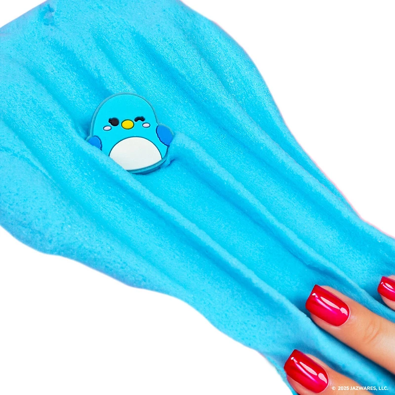 Original Squishmallows substance gluante nuage premium Bebe l'oiseau bleu, parfum bleuet