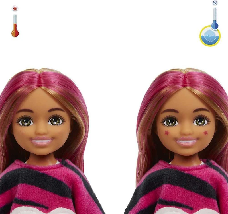 Barbie Chelsea Cutie Reveal Série Jungle-Poupée tigre