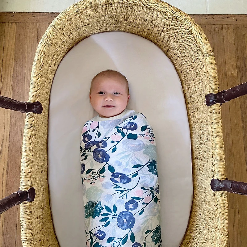 Aden + Anais Essentials 4-Pack Muslin Swaddles Flowers Bloom