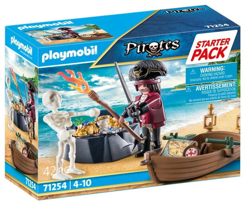 Playmobil - Starter Pack Pirate et barque