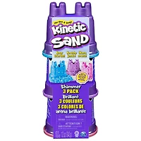 Kinetic Sand - Coffret Shimmering Sand avec des moules