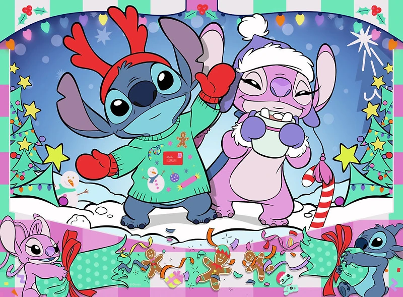 Disney Stitch Christmas 100Pc Puzzle