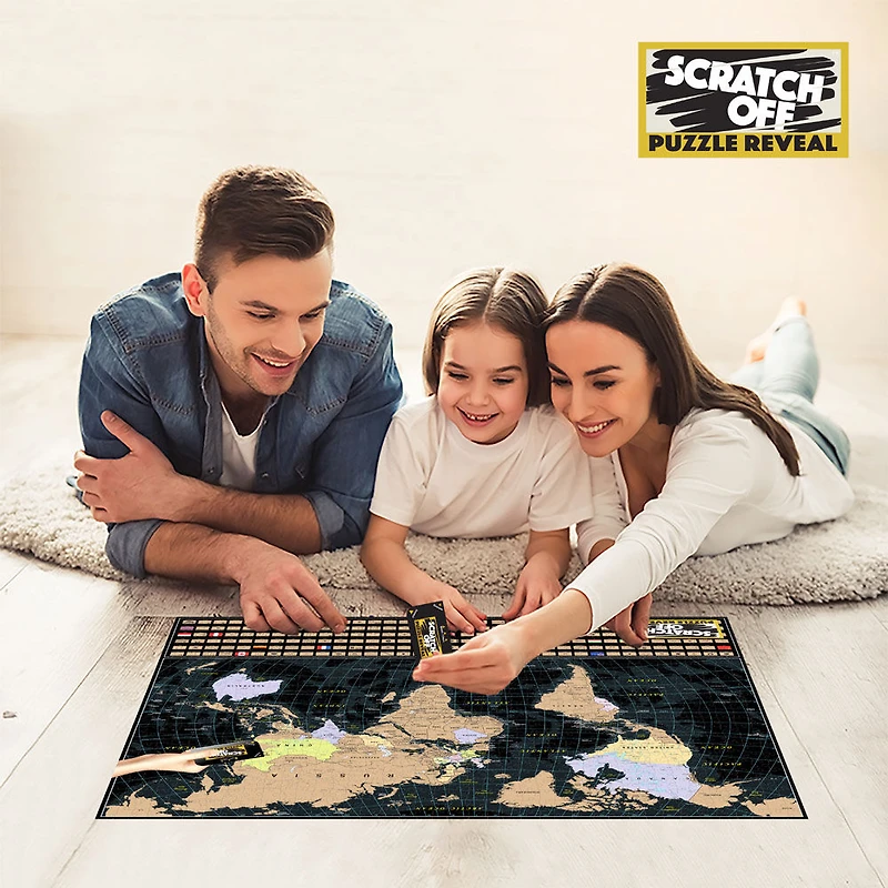 Scratch Off: Map de la World  - 1000 p
