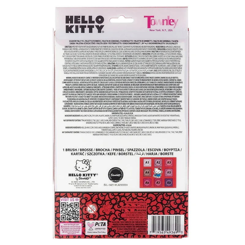 Palette d'Ombres à Paupières Hello Kitty