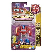 Transformers Bumblebee Cyberverse, figurine Optimus Prime de 13,7 cm, classe Guerrier