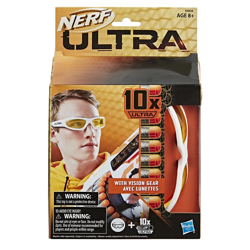 Nerf Ultra Vision Gear and 10 Nerf Ultra Darts
