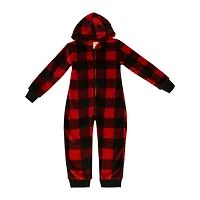 J&L Designs Hooded Onesie: Red Buffalo