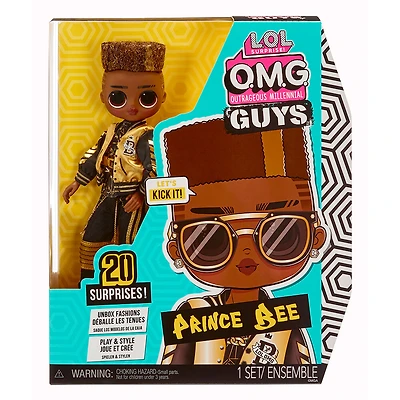 Poupée-mannequin garçon LOL Surprise O.M.G. Guys, Prince Bee